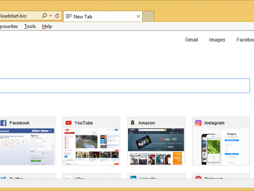 Rimuovere Loadstart.biz Redirect