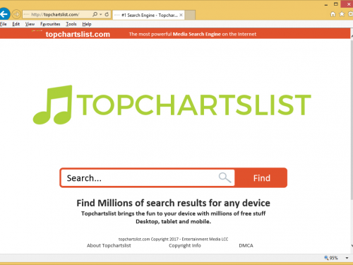 Topchartslist.com – come rimuovere?