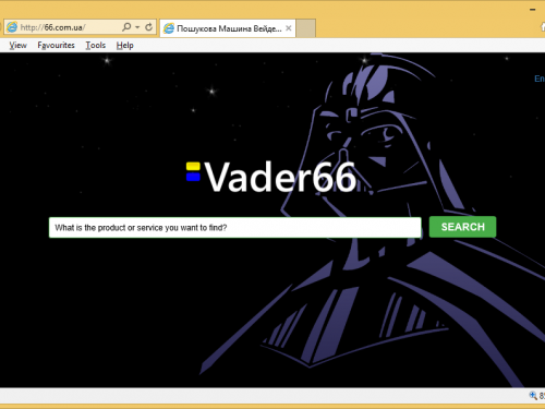 Rimuovere Vader66 Search