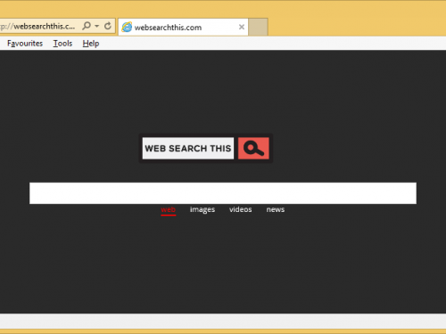 Rimuovere Websearchthis.com