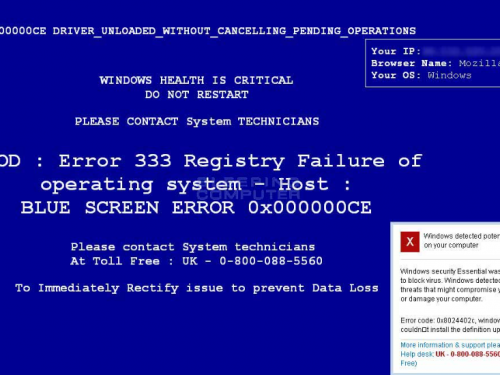 Odstrániť Windows Health Is Critical Virus