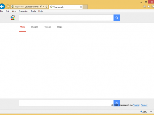 Rimuovere Yoursearch.me