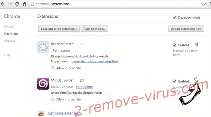 Scangoogle.ru Chrome extensions remove