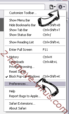 MetroWhiz Toolbar Safari menu