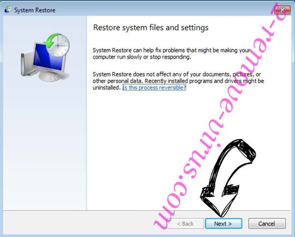 Get rid of Fonix ransomware - restore init