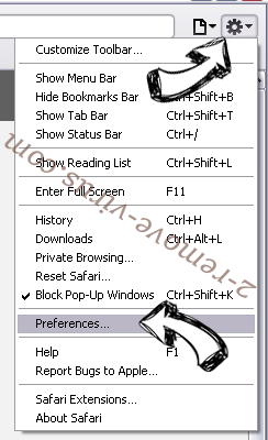 Windows Defender Security Center POP-UP Scam Safari menu