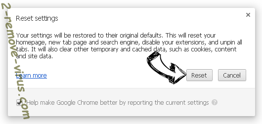 Unonontate.com Ads Chrome reset