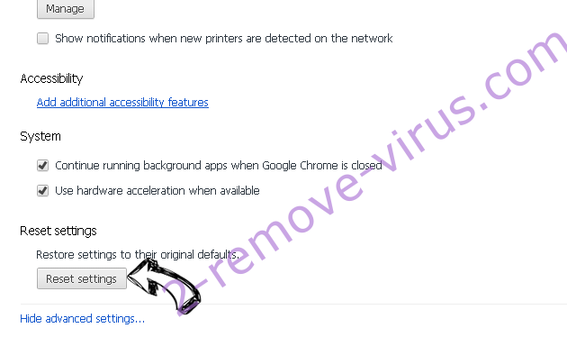 8-search.co Chrome advanced menu