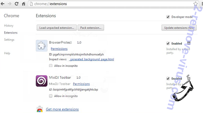 Blibli.com Chrome extensions remove