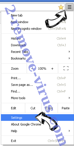 Topchartslist.com Chrome menu