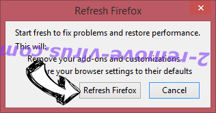 FVD Speed Dial Firefox reset confirm