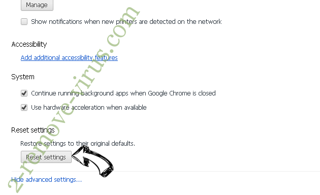 Search.grooviemovie.info Chrome advanced menu