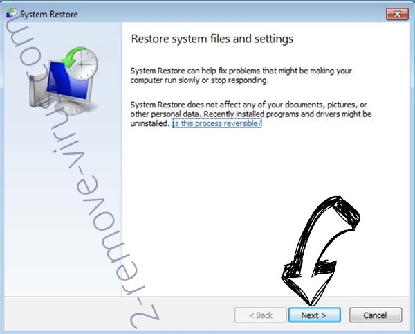 Get rid of .neras Files Virus - restore init