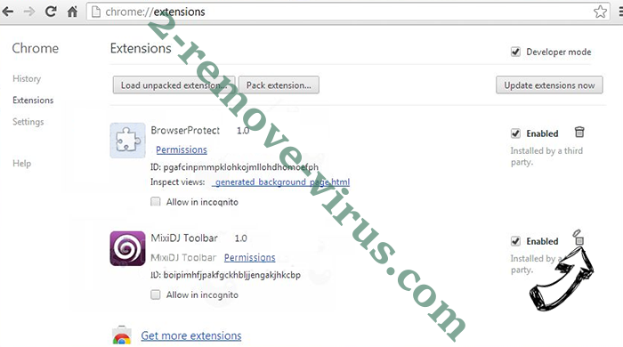 Easy Speed Tracker Virus Chrome extensions remove