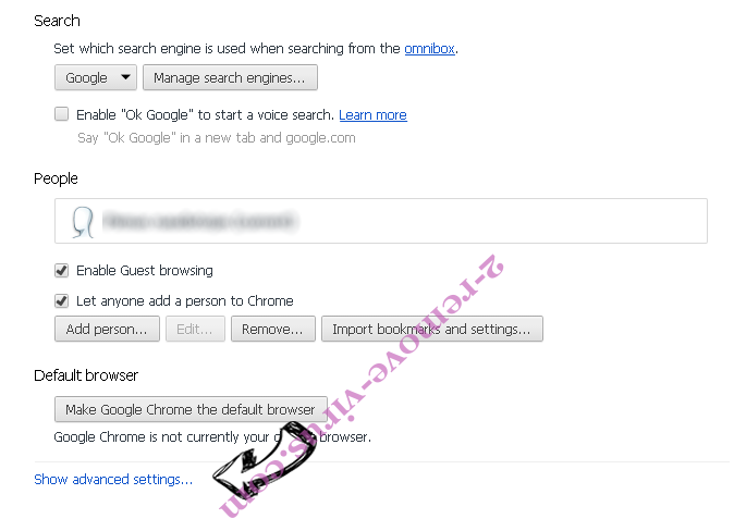 search.freegamesearcher.com Chrome settings more