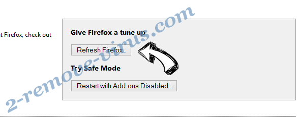 ClearWebSearch.com Firefox reset