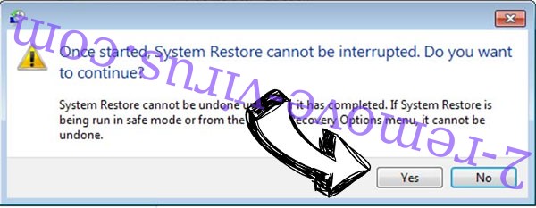 VAWE VIRUS FILE removal - restore message