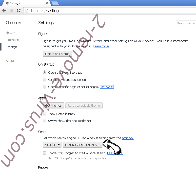 Search.clarobuscar.com Chrome extensions disable