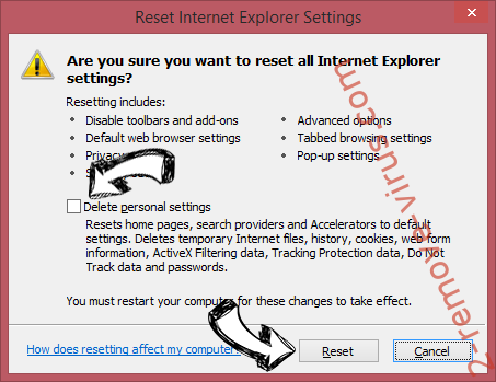 Bytefence Redirect IE reset