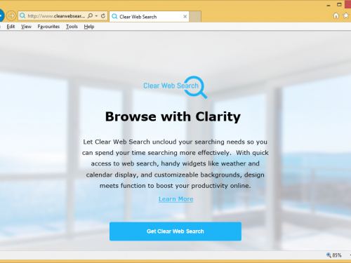 Come eliminare ClearWebSearch.com
