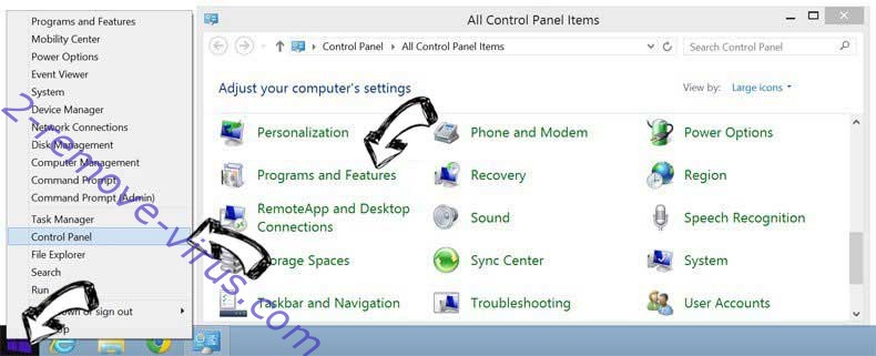 Delete Photor Chrome New Tab from Windows 8