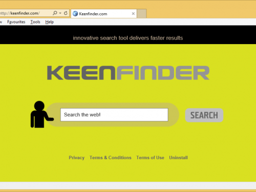 KeenFinder.com Redirect rimozione