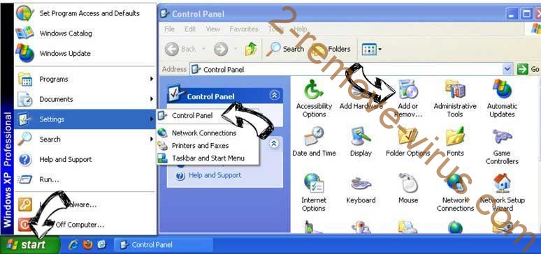 Remove MyMapsWizard Toolbar from Windows XP