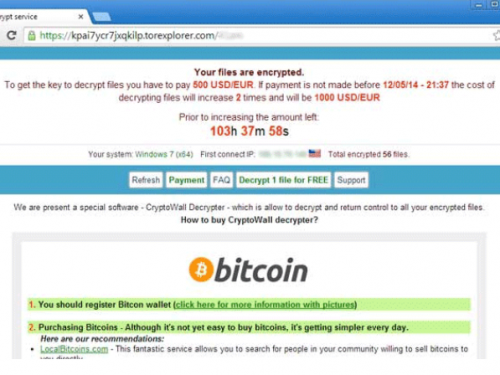 Eliminar CryptoWall Virus