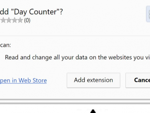 Day Counter verwijderen
