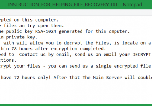 Eliminar .MOLE Virus