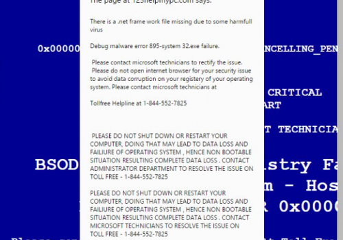 Odstrániť Microsoft System Security Alert Scam