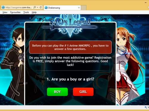 Rimuovere Saogame.com-travel.website