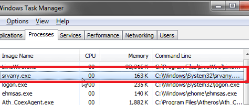 Odstrániť Srvan6.exe