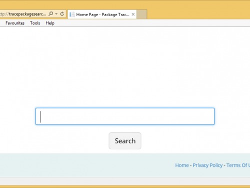 Tracepackagesearch.com rimozione