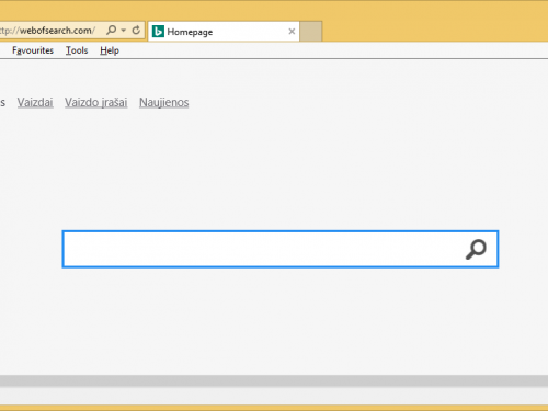 Webofsearch.com – come rimuovere?