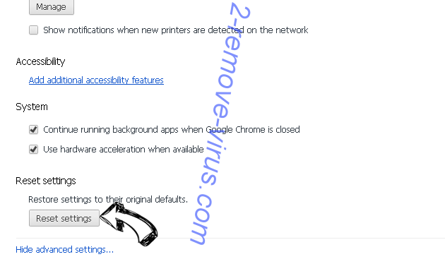 Newmode.biz Chrome advanced menu