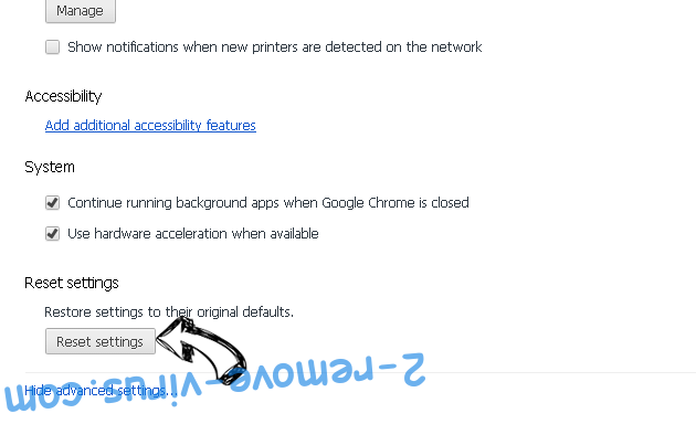 download-alert.com push notifications Chrome advanced menu