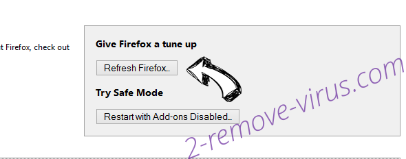 Search40.co virus Firefox reset