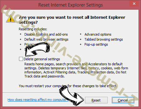 Leading Adware IE reset