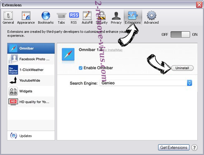 Weatherforecasttracker1.co Safari extensions