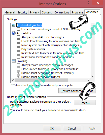 Search Daemon IE reset browser