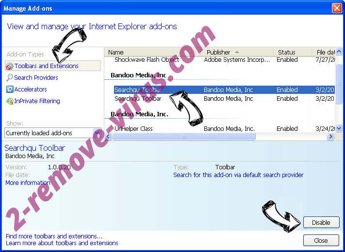 Yahoo Customer Reward Program Scam IE toolbars and extensions