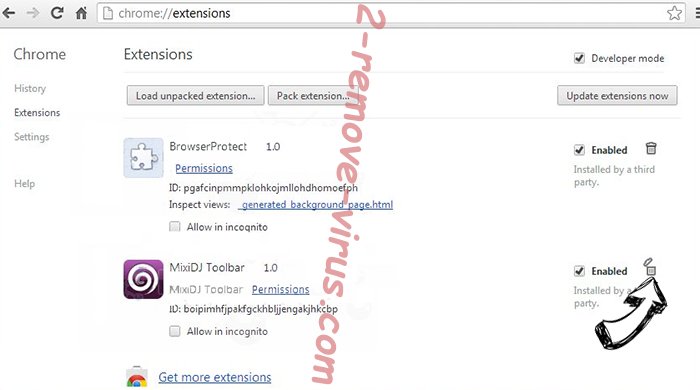 MyDocsHere Chrome extensions remove
