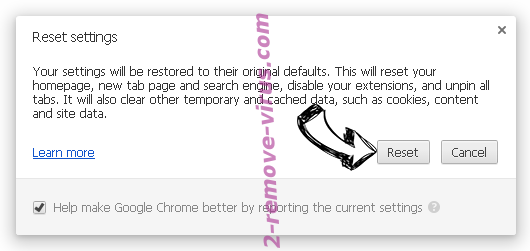 Enperbutling.info pop-up ads Chrome reset