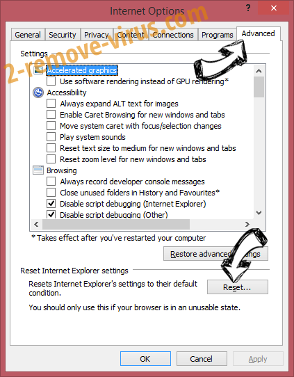 MotionCycle Adware IE reset browser