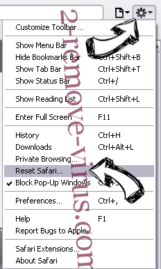 Saerch.net Redirect Virus Safari reset menu