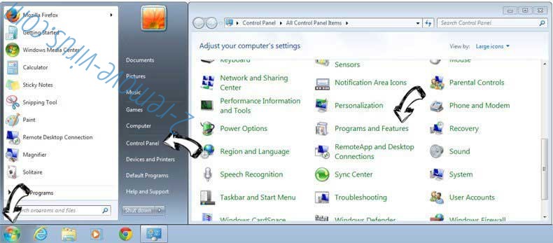 Uninstall Directions Mapper Toolbar from Windows 7