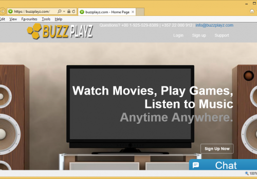 Rimuovere Buzzplayz.com