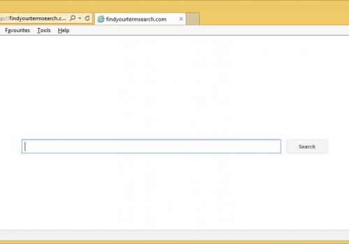 Come rimuovere Findyourtermsearch.com