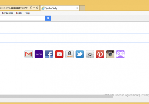 Rimuovere Home.spidersally.com